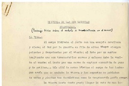 Historia de las dos lechugas enamoradas  [manuscrito] Samuel Ros.