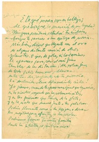 [Tarjeta] 1943 mayo 29, Santiago, Chile [a] Rebeca Recabarren  [manuscrito] Andrés Sabella.