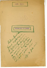 Historias para el relámpago  [manuscrito] Andrés Sabella.