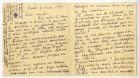 [Carta] 1927 junio 9, París, Francia [a una amiga "Monito"]  [manuscrito] Elvira Santa Cruz Ossa (Roxane).