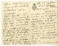 [Carta] 1926 septiembre 15, A bordo del "Oroya" en el mar Atlántico [a una amiga "Monito"]  [manuscrito] Elvira Santa Cruz Ossa (Roxane).