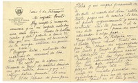 [Carta] 1927 febrero 4, París, Francia [a una amiga "Monito"]  [manuscrito] Elvira Santa Cruz Ossa (Roxane).