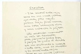 Carcelaria  [manuscrito] Luis Gutiérrez Santa Marina.