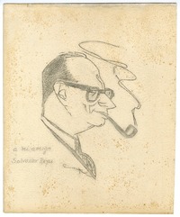 Salvador Reyes  [original de arte] Jorge Délano (Coke).