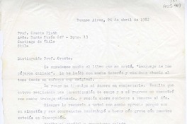 [Carta] 1982 abril 26, Buenos Aires, Argentina [a] Oreste Plath, Santiago de Chile  [manuscrito] Martha Blache.