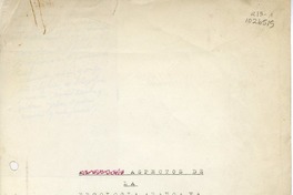 Aspectos de la ergología araucana  [manuscrito] Oreste Plath.