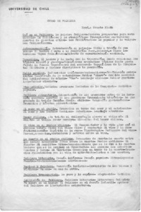 [Cursos sobre folklore chileno]  [manuscrito] Oreste Plath.