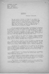 Zooterapia (medicina folklórica)  [manuscrito] Oreste Plath.