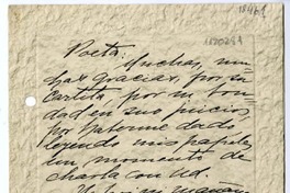 [Carta] 1917, Los Andes, Chile [a] [Isauro Santelices]  [manuscrito] Gabriela Mistral.