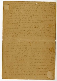 [Carta] [1942] Petrópolis, Brasil [a] Juan Plaja [Venezuela]  [manuscrito] Gabriela Mistral.