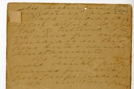 [Carta] [1942] Petrópolis, Brasil [a] Juan Plaja [Venezuela]  [manuscrito] Gabriela Mistral.