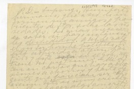 [Carta] [1952] [Italia] [a] Humberto Díaz Casanueva  [manuscrito] Gabriela Mistral.