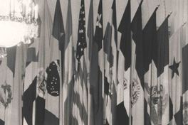 [Conferencia en la Unión Panamericana]  [fotografía].