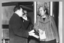 [Gabriela Mistral rumbo a Italia]  [fotografía].