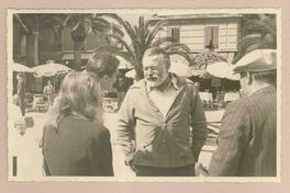 [Ernest Hemingway en Italia]  [fotografía].