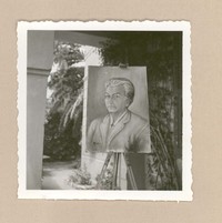 [Óleo de Gabriela Mistral]  [fotografía].