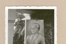 [Óleo de Gabriela Mistral]  [fotografía].