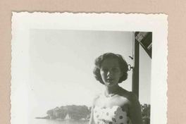 [Amiga de Doris Dana en Italia]  [fotografía].