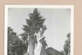 [La Vírgen María y la Santa Juana de Arco]  [fotografía].