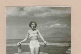 [Amiga de Doris Dana en Italia]  [fotografía].