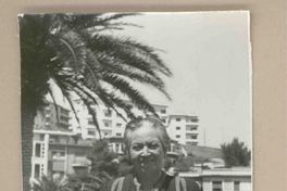 [Gabriela Mistral en Nápoles]  [fotografía].