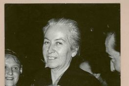 [Gabriela Mistral y Berta Singerman en la conferencia sobre Alfonsina Storni en Roma]  [fotografía].