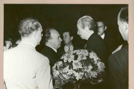 [Gabriela Mistral en la conferencia sobre Alfonsina Storni en Roma]  [fotografía].