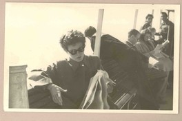 [Doris Dana en italia]  [fotografía].