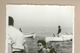 [Doris Dana y su amiga en Italia]  [fotografía].