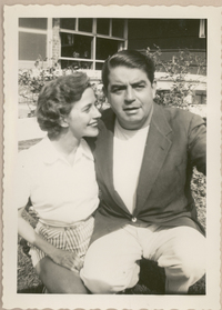 [Leora Dana y Kurt Kasznar en Nueva York]  [fotografía].