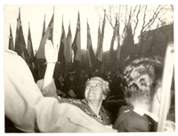 [Gabriela Mistral en Santiago de Chile]  [fotografía].