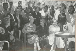 [Homenaje a Gabriela Mistral en la plaza de Armas de Vicuña]  [fotografía].
