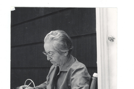 [Gabriela Mistral en Nueva York]  [fotografía].