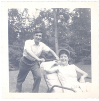 [Doris Dana en Nueva York]  [fotografía].