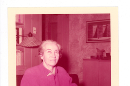 [Gabriela Mistral en New York]  [fotografía].