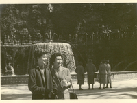 [Doris Dana y Gilda Péndola en Italia].