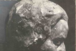 [Modelo del rostro de Gabriela Mistral]  [fotografía].