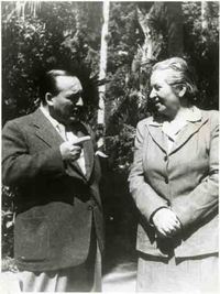 Gabriela Mistral en Veracruz (México).  [fotografía].