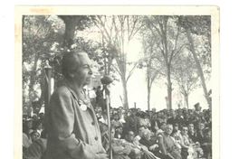 [Homenaje a gabriela Mistral]  [fotografía].