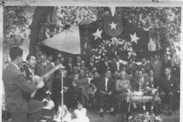 [Homenaje a Gabriela Mistral]  [fotografía].