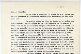 [Carta] [1940?], Rancagüa, Chile [a] Gonzalo Drago  [manuscrito] Oscar Castro.