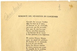 [Poesías]  [manuscrito][Oscar Castro].