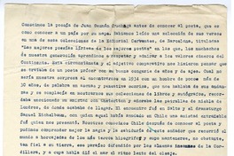 [Conocimos la poesía...]  [manuscrito] César Tiempo.