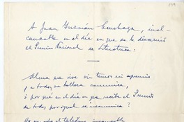 [Alma que vive sin temor...]  [manuscrito] Fernando Durán Villarreal.