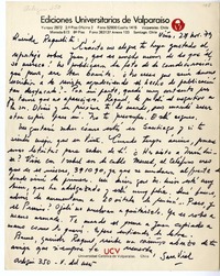 [Carta] 1979 noviembre 27, Viña del Mar, Chile [a] Raquel Tapia Caballero  [manuscrito] Sara Vial.