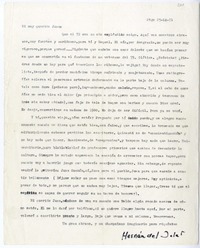 [Carta] 1971 diciembre 21, Santiago, Chile [a] Juan Guzmán Cruchaga  [manuscrito] Hernán del Solar.