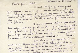 [Carta] 1955 marzo 25, Santiago, Chile [a] Juan Guzmán Cruchaga  [manuscrito] Eduardo Blanco Amor.