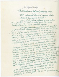 [Carta] 1946 mayo 12, San Francisco, California [a] Consuelo  [manuscrito] Juan Guzmán Cruchaga.