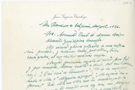 [Carta] 1946 mayo 12, San Francisco, California [a] Consuelo  [manuscrito] Juan Guzmán Cruchaga.