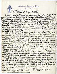 [Carta] 1978 junio 4, Buenos Aires, Argentina [a] María Carolina Geel  [manuscrito] Manuel Mujica Lainez.